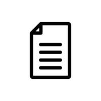 Document File Icon Perfect for Office and Digital Files vector