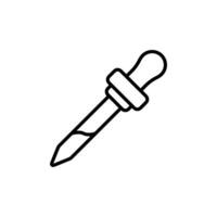 Eye Dropper Icon Set Medical Tool Illustrations for Healthcare and Science vector