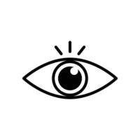 Eye Vision Icon Perfect for Optical and Security Applications vector