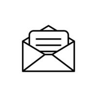 Open Envelope Icon Perfect for Email and Communication vector
