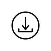 Download Arrow Icon Ideal for Software and File Transfers vector