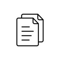 Duplicate File Icon Perfect for Data Management vector