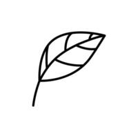 Leaf icon set vector