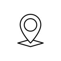 Map Marker Icon Ideal for Location and Navigation Services vector