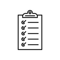 Checklist Icon Perfect for To-Do Lists and Task Management vector