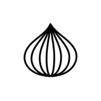 Onion Icon Ideal for Cooking and Culinary Illustrations vector