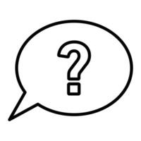Question Mark Icon Ideal for Help and Interrogation vector