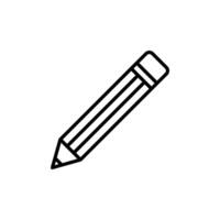 Writing Pencil Icon Ideal for Note-Taking and Drawing vector