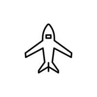 Plane icon set vector
