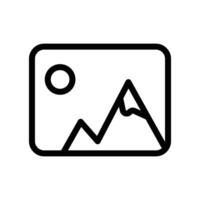 Picture icon set vector