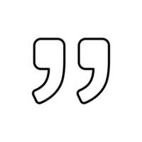 Right Quote Icon Ideal for Inspirational Messages vector