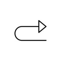 Undo Redo Icon Perfect for Editing and Corrections vector