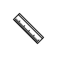 Ruler Icon Set Measurement Tool Illustrations for Education and Design vector