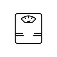 Accurate Scale Icon for Measurement Tools vector