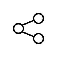 Share Symbol Icon Perfect for Social Media and Networking vector