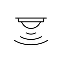 Sensor Technology Icon for Smart Devices and IoT Solutions vector
