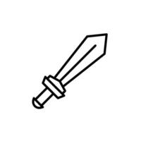 Sword Icon Set Weapon Illustrations for Historical and Fantasy Projects vector