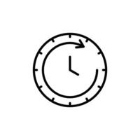 Time Forward Icon Ideal for Scheduling and Appointments vector