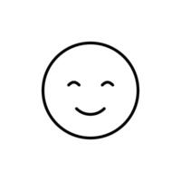 Smiley Face Icon Ideal for Emoticons and Reactions vector