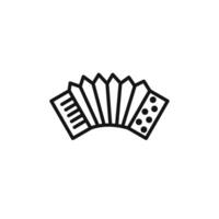 accordion icon set collection for web vector