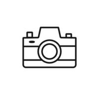 Camera icon set collection for web vector