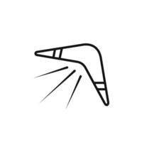 Boomerang Icon set collection for web vector