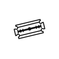 Blade razor icon set collection for web vector