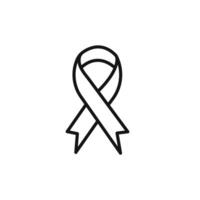 Awareness ribbon icon set collection for web vector