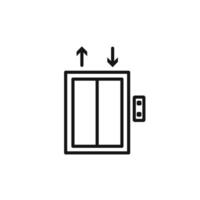 Elevator lift icon set collection for web vector