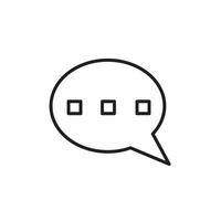 Comment icon set vector