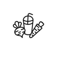 Diet drink icon set collection for web vector