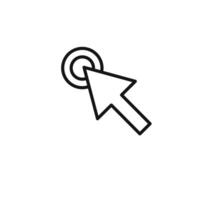 Cursor icon set collection for web vector
