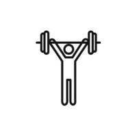 Fitness exercise icon set collection for web vector