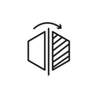 flip icon set collection for web vector