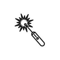 laser icon set collection for web vector