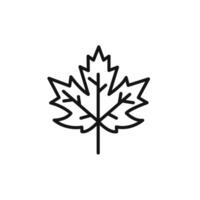 Maple leaf icon set collection for web vector
