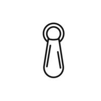Key Chain Icon set collection for web vector
