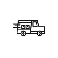 logistics management icon set collection for web vector
