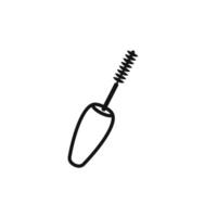 Mascara brush icon set collection for web vector