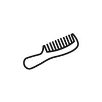 Hair comb icon set collection for web vector