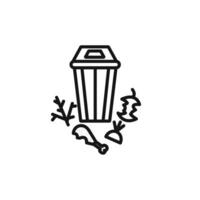 Leftovers Disposal icon set collection for web vector
