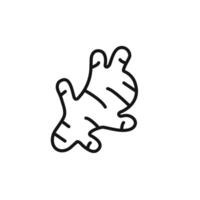 Ginger icon set collection for web vector
