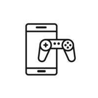 mobile phone game icon set collection for web vector