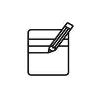 Pencil Icon set collection for web vector