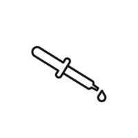 pipette icon set collection for web vector