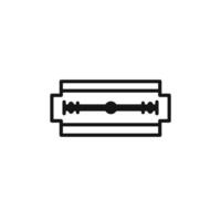 Razor blade icon set collection for web vector