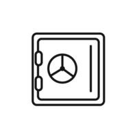 Safe Box Icon set collection for web vector