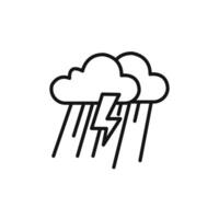 Rain icon set collection for web vector