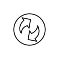 Synchronization icon set collection for web vector