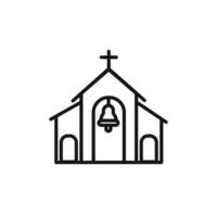view inside catholic church icon set collection for web vector